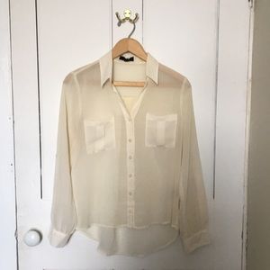 Cream Blouse